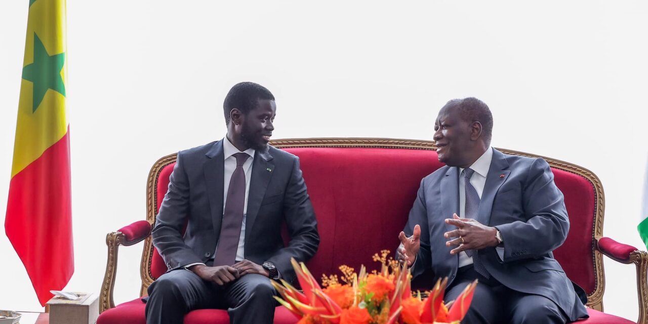 Visite de travail et d’amitié : Alassane Ouattara et Bassirou Diomaye Faye promettent de renforcer leur coopération